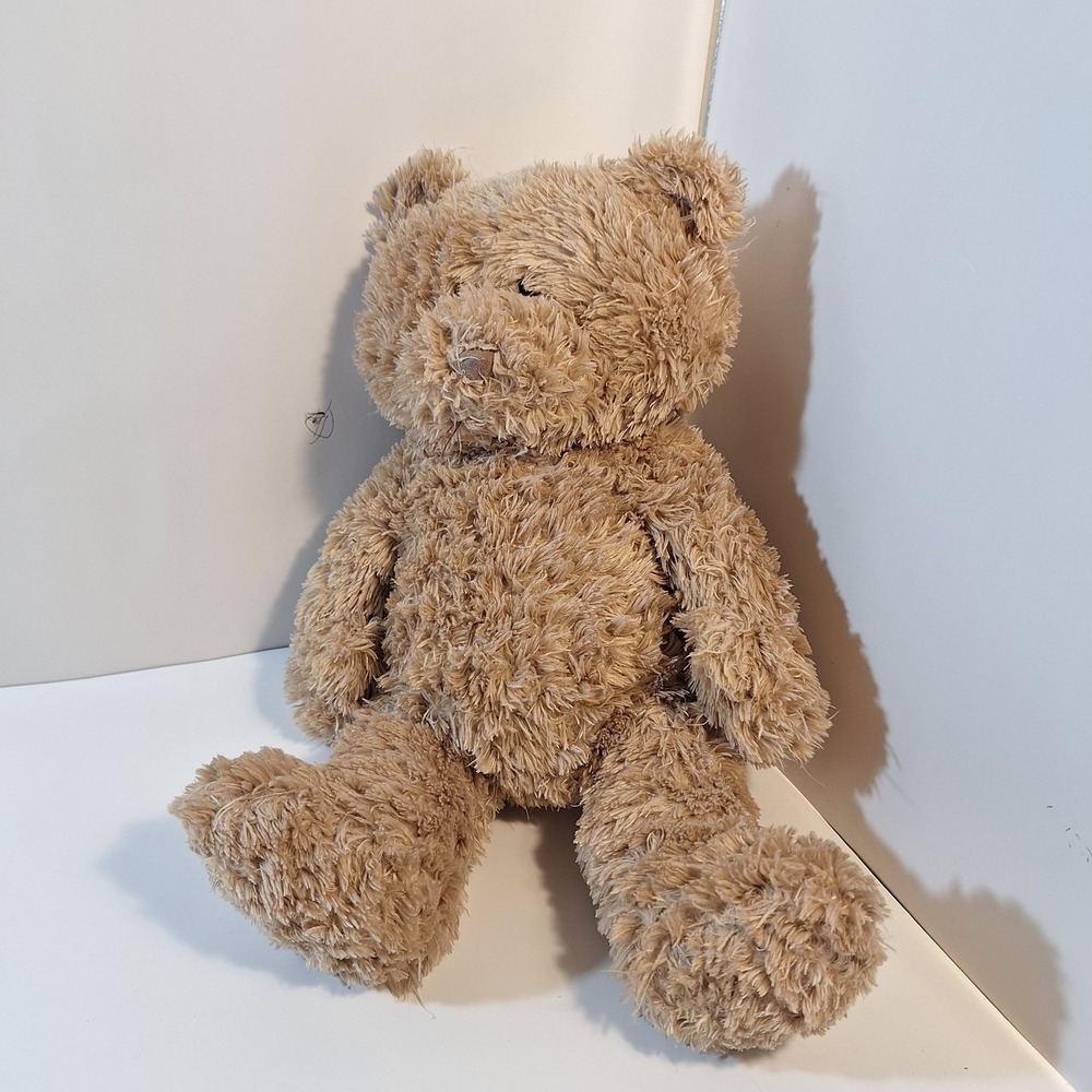 Carter's Precious Tan Teddy Bear Lovey Plush 15" Stuffed Animal